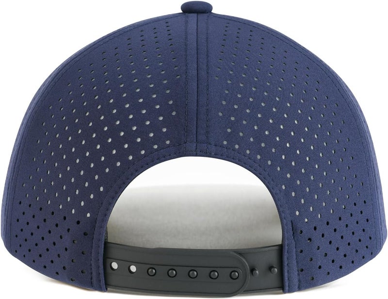 VOBOOM Men Quick Dry Baseball Cap Laser Cut Mesh Ball Curved Brim Snapback Hat - Image 4